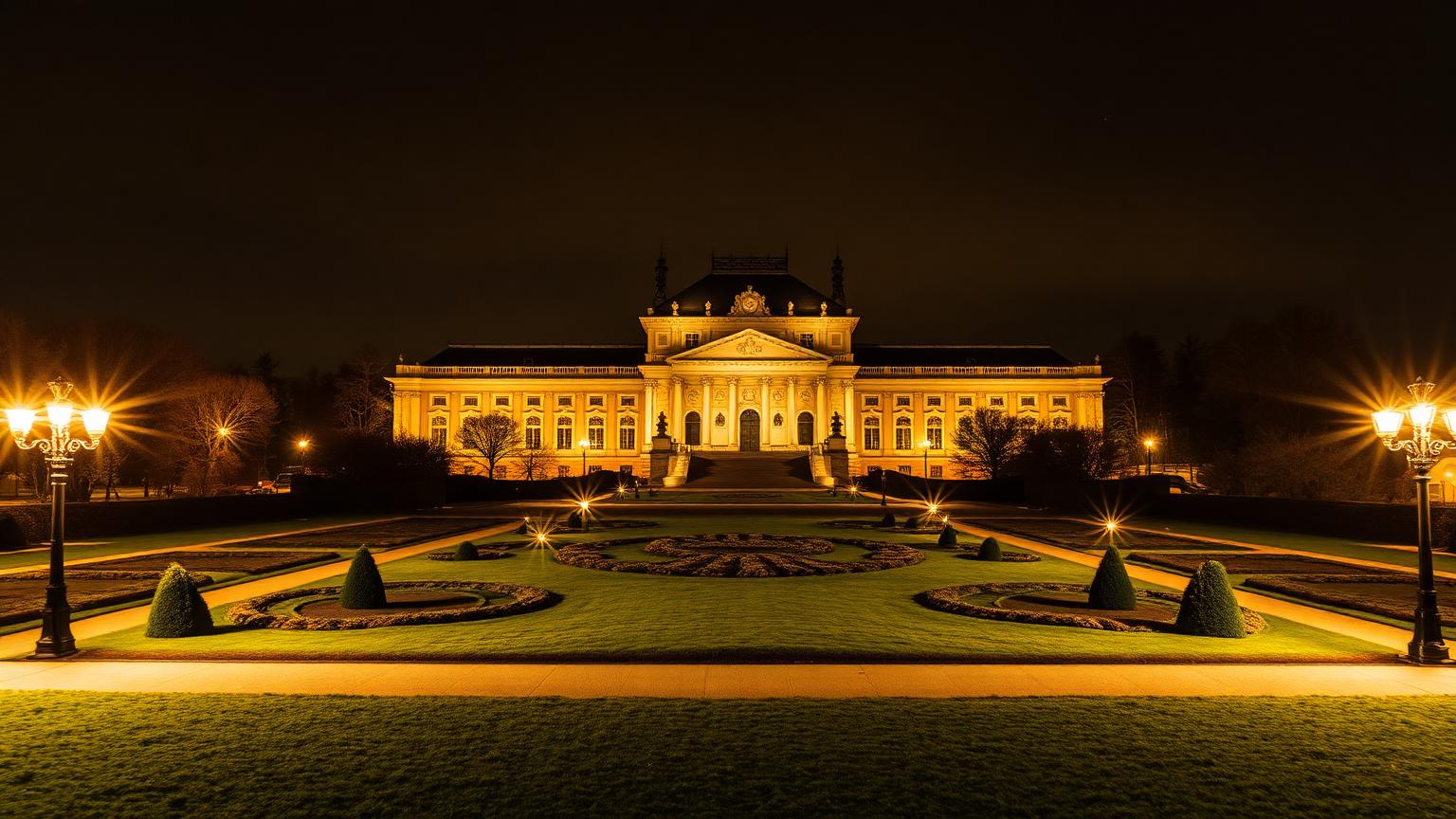 Limuzyny w Białymstoku — panorama Białystok nocą